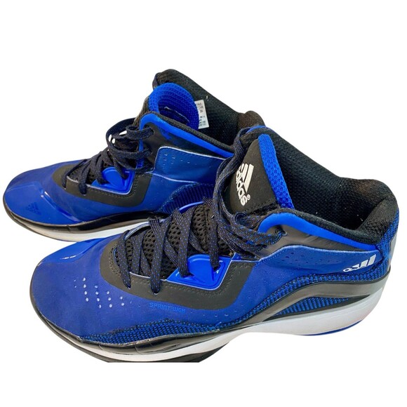 Adidas Men's Athletic Shoe Sz 8 SprintFrame Blue Black Running Training - Picture 1 of 5